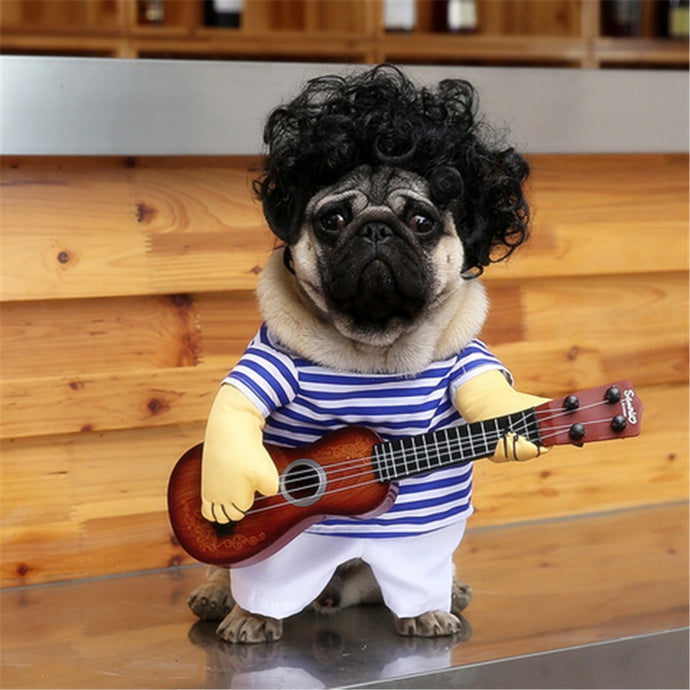Guitar Player Dog Costume